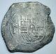 1650's Mexico Shipwreck Silver 8 Reales 1600's Spanish Colonial Pirate Cob Coin