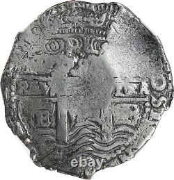 (1652-1667)-p Potosi Felipe IV Silver Cob 8 Reales Ngc Vf Details Km21
