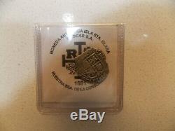 1652 1 Real Silver Cob Coin From The Consolacion Shipwreck Potosi Mint Treasure