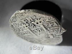 1653 Spanish Colonial Silver 8 Reales Cob Coin