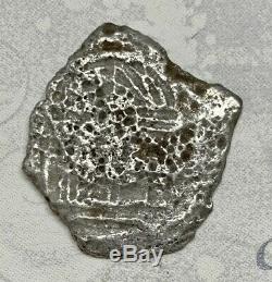 1655 Spanish Cob 2 REALES Silver Coin NUESTRA SEÑORA DE LAS MARAVILLAS Shipwreck