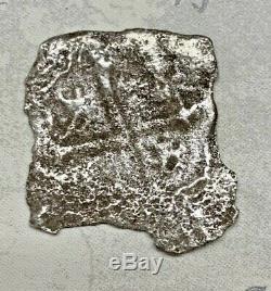 1655 Spanish Cob 4 REALES Silver Coin NUESTRA SEÑORA DE LAS MARAVILLAS Shipwreck