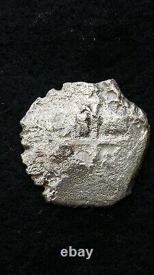 1656 Maravillas Shipwreck 8 Reale Silver Cob Coin with Henry Taylor Old COA #235
