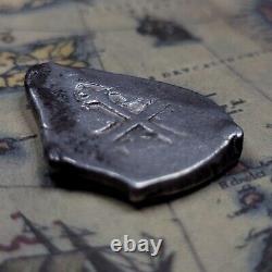 1665-1700 Mexico Cob 4 Reales Charles II Pirate Silver Colonial 12.28g R87