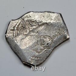 1665-1700 Mexico Cob 8 Reales Charles II PASAY HOARD Philippines Silver (V157)