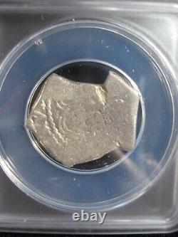 1665-1700 Mexico Pirate Cob 4 Reales Colonial Silver Anacs Vg-10