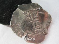 1665-1700 Spanish Colonial Silver 4 Reales Cob