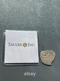 1667 Potosi E Bolivia Silver 1 Reales Cob Charles II bought Tauler & Fau Auc 126