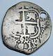 1668 Spanish Silver 1 Real Piece of 8 Reales Colonial Cob Pirate Treasure Coin