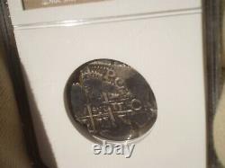 1671 Bolivia Piedmont Shipwreck 2 Reales Spanish Cob 2r Silver Coin