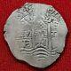 1671 -potosi King Philip IV -silver- 8 Reales Cob Double Date! Xf