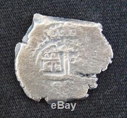 1675 1 Real Silver Cob Coin From The Consolacion Shipwreck Potosi Mint Treasure