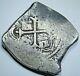 1678-1701 Mexico Silver 8 Reales Antique 1600's Spanish Colonial Pirate Cob Coin
