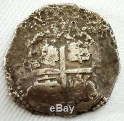 1678 PE Bolivia Silver 8 Reales Coin Spanish Colonial Cob Coin You Grade
