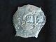 1679 4 Reales Silver Cob Coin From Consolacion Shipwreck Potosi Mint Treasure