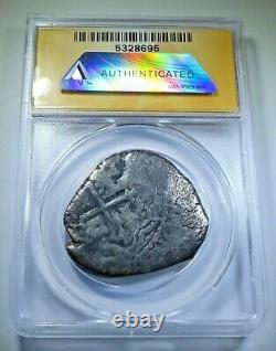 1682 Joanna Shipwreck Mexico Silver 8 Reales Old 1600's Dollar Pirate Cob Coin