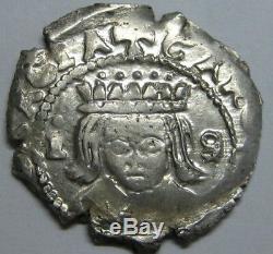 1684 Real Cob Valencia Charles II Dieciocheno Beautiful Silver Coin Spain