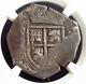 1690, Spain, Charles II. Rare Silver 8 Reales Cob Coin. Full Date! NGC F-12