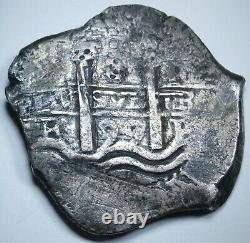 1699 Spanish Bolivia Silver 8 Reales Old 1600's Colonial Dollar Pirate Cob Coin
