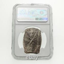 1700-32 Mexico 8 Reales Silver Cob Philip V NGC Fine Details Sea Salvaged