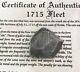 1708- 1715 Treasure Fleet Silver Mexico 8 Reales Cob Recovered From 1715 Fleet