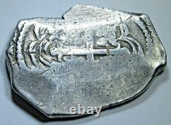 1714-24 Double Struck Mexico Silver 8 Reales Spanish Colonial Pirate Cob Coin
