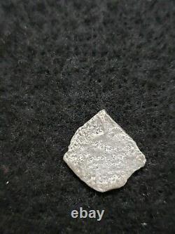 1715 Fleet Mexico Silver Cob 1/2 Real Shipwreck Coin, Mel Fisher Cobb Co COA #299