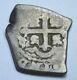 1730-33 Mexico Silver 1 Reales Old 1700's Spanish Pirate Treasure Cob Cross Coin