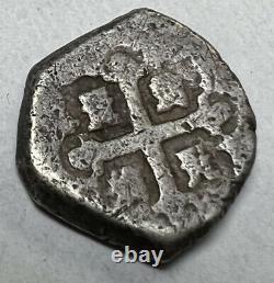 1730 Mexico 1 Real Silver Cob KM 30a Philip V Mo R or G 3.37g Circulated Coin