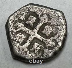 1730 Mexico 1 Real Silver Cob KM 30a Philip V Mo R or G 3.37g Circulated Coin