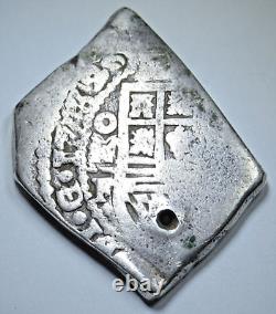 1732 Bangka Hoard Mexico Silver 8 Reales Spanish Dollar 1700's Pirate Cob Coin