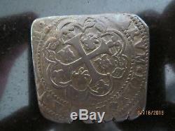 1733 Mexico City Klippe 8 Reale Cob. Incredible. Beautiful. A. N. A. Certified