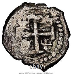 1733-P Bolivia Phillip V 1/2 Real Cob Potosi Mint KM27a NGC AU Details Scarce