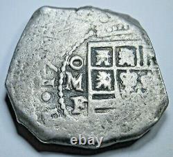 1733 Shipwreck Mexico Silver 8 Reales 1700's Spanish Colonial Dollar Cob Coin