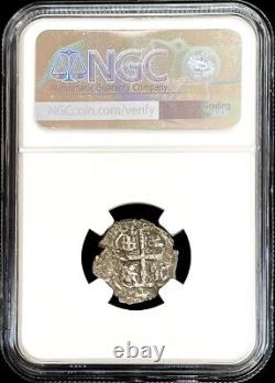 1740 P M Potosi Silver Bolivia 1 Real Cob Philip V Coin Ngc Xf Details