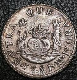 1751 Mexico 2 Reales King Ferdinand VI US First Legal Tender Silver Cob Coin