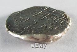 1754 Silver Cob 4 Reales Pillar Shipwreck Silver Coin