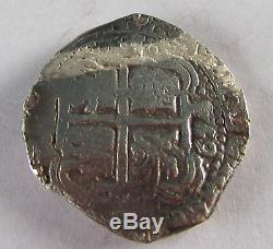 1754 Silver Cob 4 Reales Pillar Shipwreck Silver Coin