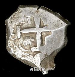 1758 Potosi Silver Bolivia 8 Reales Cob Ferdinand VI Coin