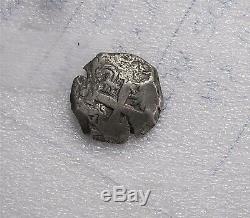 1768 P Spain, Colonial Bolivia Potosi 8 Reales Silver Cob Coin Date Carlos III