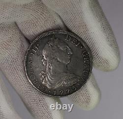 1773 Mexico 8 Reales Spanish Colonial Silver Dollar Coin Spain Mo FM