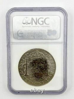 1781 El Cazador Shipwreck Mexico Silver 8 Reales 1700's Coin NGC HIGH GRADE