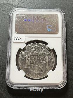 1783 MO FF MEXICO 8 Reales El Cazador NGC Genuine Shipwreck Coin (Slab1477)