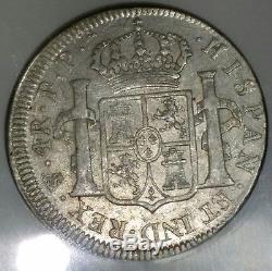 1799 PTS PP Bolivia 4 Reales NGC XF40 Rare Certified Cuzco Hoard Silver Cob Coin