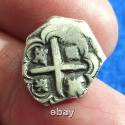1 Real Silver Spanish Land Treasure Date Circa 1607-1617