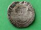 8 Reales 1566-1587 Philip II Seville Square D Spanish Silver Cob Coin