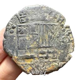 8 Reales Cob Bolivia (Lion Castle Reversed on Shield and Cross, P. Mark, T mark)