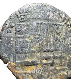 8 Reales Cob Bolivia (Lion Castle Reversed on Shield and Cross, P. Mark, T mark)