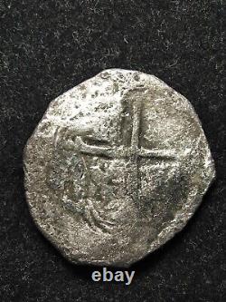 8 Reales Cob Coin, Spice Islands Shipwreck (Nice Cross & Shield, Slightly OMD)
