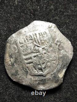 8 Reales Cob Coin, Spice Islands Shipwreck O(MD) & PH & 8 mark